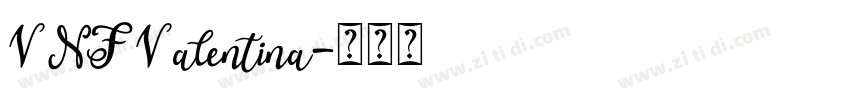 VNF Valentina字体转换